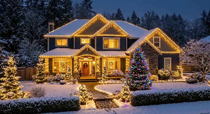 Holiday Lights Installation in Kansas City, MO