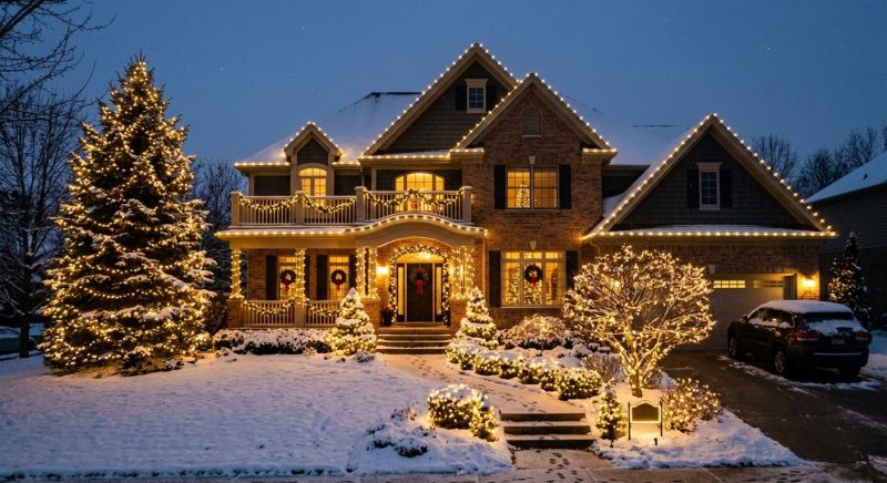 Christmas Lights Installation in Alpharetta, GA