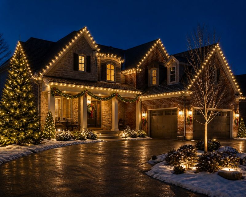Christmas Lights Installation in Olathe, KS
