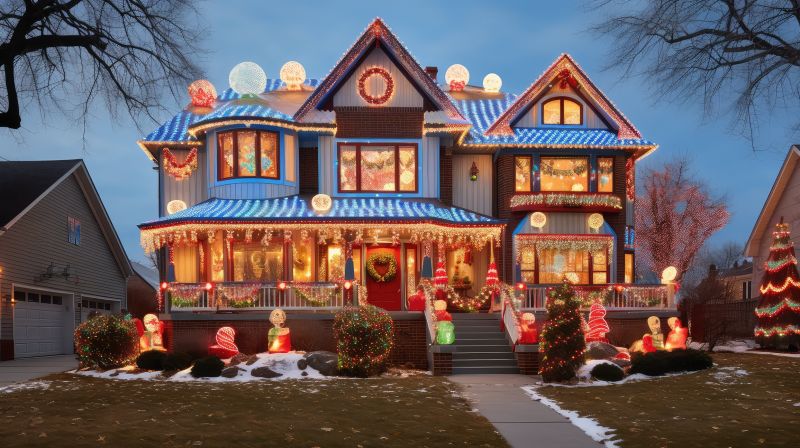 Christmas Lights Installation in Overland Park, KS