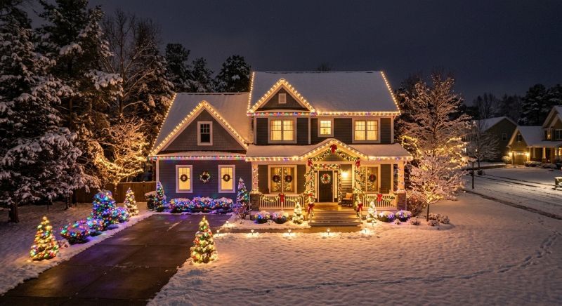 Xmas Lights Installation in Kansas City, MO